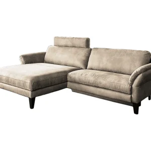 Hoekbank – Beige Geweven stof – MALTA Hoekbank – Beige Geweven stof – MALTA