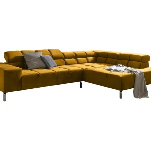 Hoekbank – Geel Fluweel – NELSON Hoekbank – Geel Fluweel – NELSON