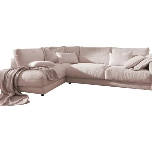 Hoekbank – Roze Koord – MADELINE Hoekbank – Roze Koord – MADELINE