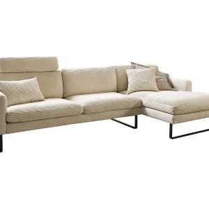 Hoekbank – Crème wit Koord – RICARDA Hoekbank – Crème wit Koord – RICARDA