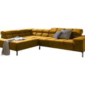 Hoekbank – Geel Fluweel – NELSON Hoekbank – Geel Fluweel – NELSON