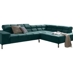 Hoekbank – Smaragdgroen Fluweel – NELSON Hoekbank – Smaragdgroen Fluweel – NELSON