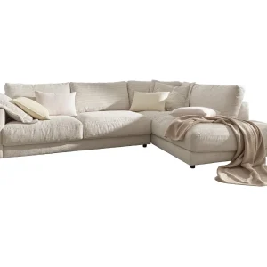 Hoekbank – Crème wit Koord – MADELINE Hoekbank – Crème wit Koord – MADELINE