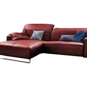 Hoekbank – Rood Leer – YORK