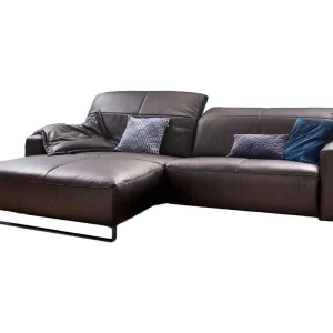 Hoekbank – Donkerbruin Leer – YORK Hoekbank – Donkerbruin Leer – YORK
