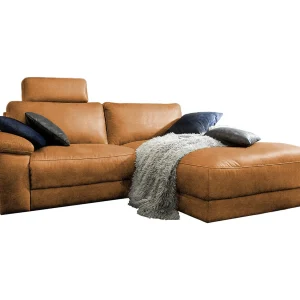 Hoekbank – Roodbruin Leer – LOLA