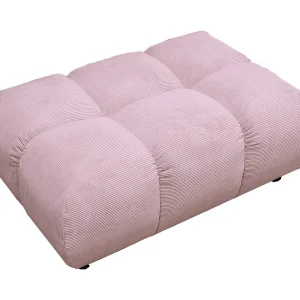 Gestoffeerde kruk – Roze Koord – VIVIEN Gestoffeerde kruk – Roze Koord – VIVIEN