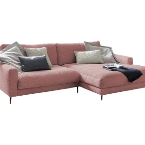 Hoekbank – Roze Koord – CARA
