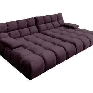 Grote bank – Violet Fluweel – VIVIEN Grote bank – Violet Fluweel – VIVIEN