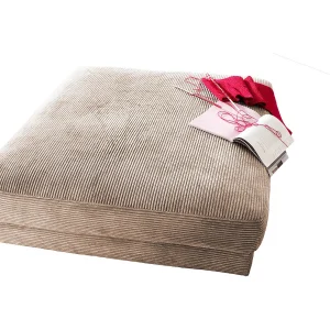 Gestoffeerde kruk – Taupe Koord – MADELINE Gestoffeerde kruk – Taupe Koord – MADELINE