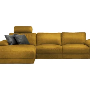 Hoekbank – Geel Geweven stof – LOLA Hoekbank – Geel Geweven stof – LOLA