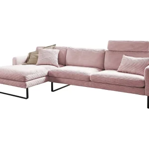 Hoekbank – Roze Koord – RICARDA Hoekbank – Roze Koord – RICARDA