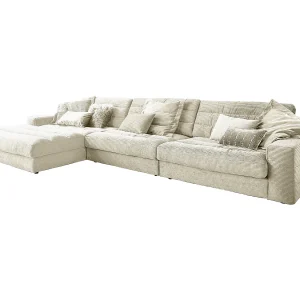 Hoekbank – Crème wit Koord – LANA Hoekbank – Crème wit Koord – LANA