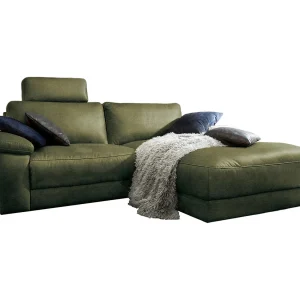 Hoekbank – Donkergroen Leer – LOLA Hoekbank – Donkergroen Leer – LOLA