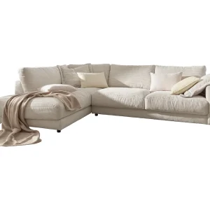 Hoekbank – Crème wit Koord – MADELINE Hoekbank – Crème wit Koord – MADELINE