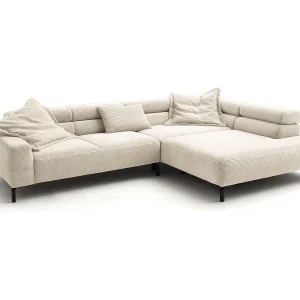 Hoekbank – Crème wit Koord – DELIA Hoekbank – Crème wit Koord – DELIA