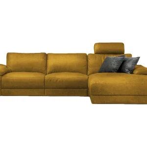 Hoekbank – Geel Geweven stof – LOLA Hoekbank – Geel Geweven stof – LOLA
