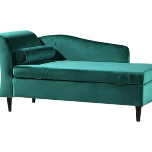 Relaxligstoel – Groen Fluweel – SARAH Relaxligstoel – Groen Fluweel – SARAH