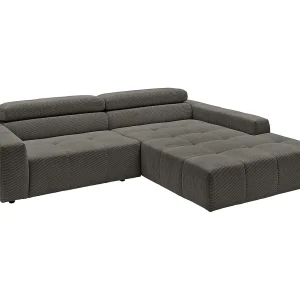 Hoekbank – Antraciet Koord – RENO Hoekbank – Antraciet Koord – RENO