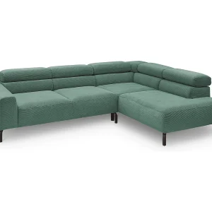 Hoekbank – Smaragdgroen Koord – DELIA Hoekbank – Smaragdgroen Koord – DELIA