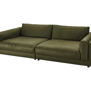 Grote bank – Groen Leer – RAINA Grote bank – Groen Leer – RAINA