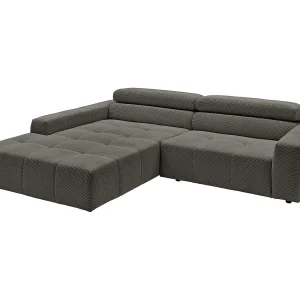 Hoekbank – Antraciet Koord – RENO Hoekbank – Antraciet Koord – RENO