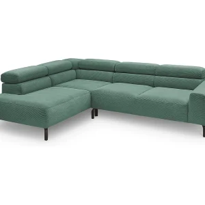 Hoekbank – Smaragdgroen Koord – DELIA Hoekbank – Smaragdgroen Koord – DELIA