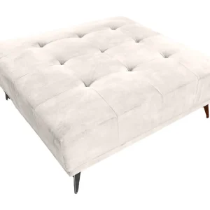 Gestoffeerde kruk – Crème wit Fluweel – WIOLO Gestoffeerde kruk – Crème wit Fluweel – WIOLO