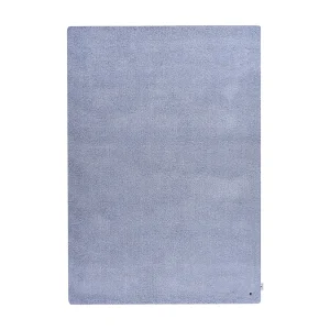 Handgetuft shaggy tapijt 140×200 cm lichtblauw Cozy