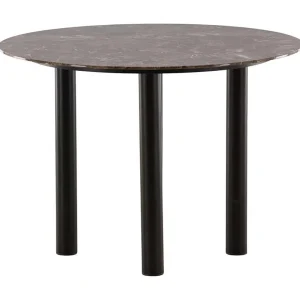 Havsten eetkamertafel Ø106cm glas brun.
