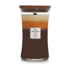 Geurkaars zandloper, Café Sweets, bruin 609 gr Geurkaars zandloper, Café Sweets, bruin 609 gr