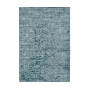 Handgeweven tapijt van viscose 90×160 cm lichtturquoise Star Handgeweven tapijt van viscose 90×160 cm lichtturquoise Star