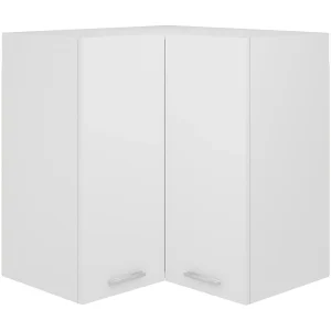 Hanghoekkast Lyon 57x57x60 cm bewerkt hout wit Hanghoekkast Lyon 57x57x60 cm bewerkt hout wit
