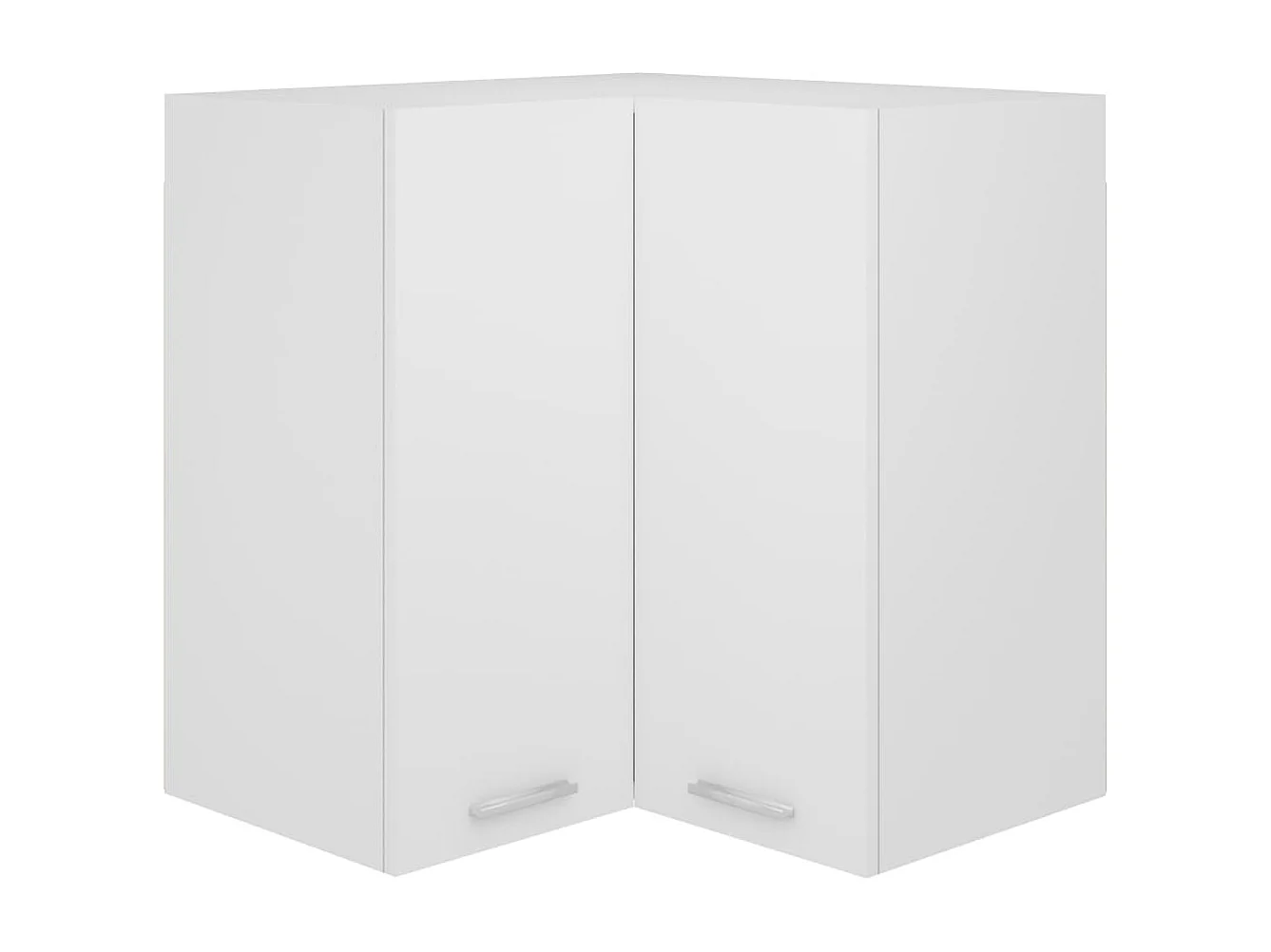 Hanghoekkast Lyon 57x57x60 cm bewerkt hout wit