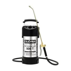 GLORIA 505 T Roestvrijstalen Sproeier 5L Hoge Prestaties met Messing Nozzle en Lans GLORIA 505 T Roestvrijstalen Sproeier 5L Hoge Prestaties met Messing Nozzle en Lans