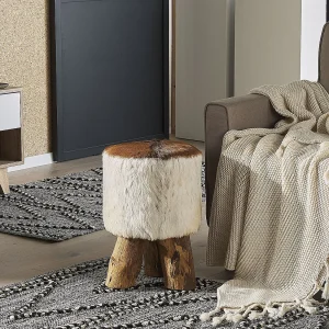 Hocker KENT Leer Goudbruin Hocker KENT Leer Goudbruin