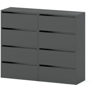 Grote Schoenenkast 120x36x100 cm Grijs 20 paar – Hoog Opbergrek voor de Hal Grote Schoenenkast 120x36x100 cm Grijs 20 paar – Hoog Opbergrek voor de Hal