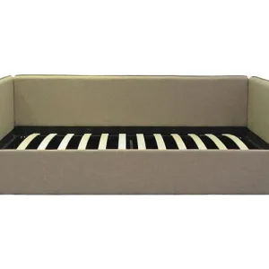Gestoffeerd bed met opbergruimte bruin 90×190 cm Gestoffeerd bed met opbergruimte bruin 90×190 cm