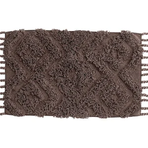 Hilma badmat 80x50cm bruin.