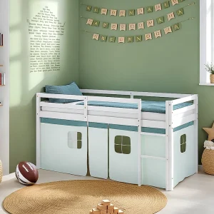 Hefbed 207,5x110x99,5 cm wit groen
