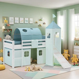 Halfhoogslaper voor kinderen 90×200 cm Wit Halfhoogslaper voor kinderen 90×200 cm Wit