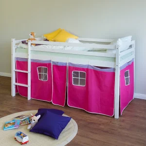 Halfhoogslaper 90×200 cm Roze
