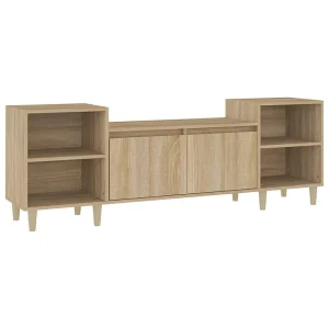 Grylis Tv-meubel 160x35x55 cm bewerkt hout sonoma eikenkleurig Grylis Tv-meubel 160x35x55 cm bewerkt hout sonoma eikenkleurig