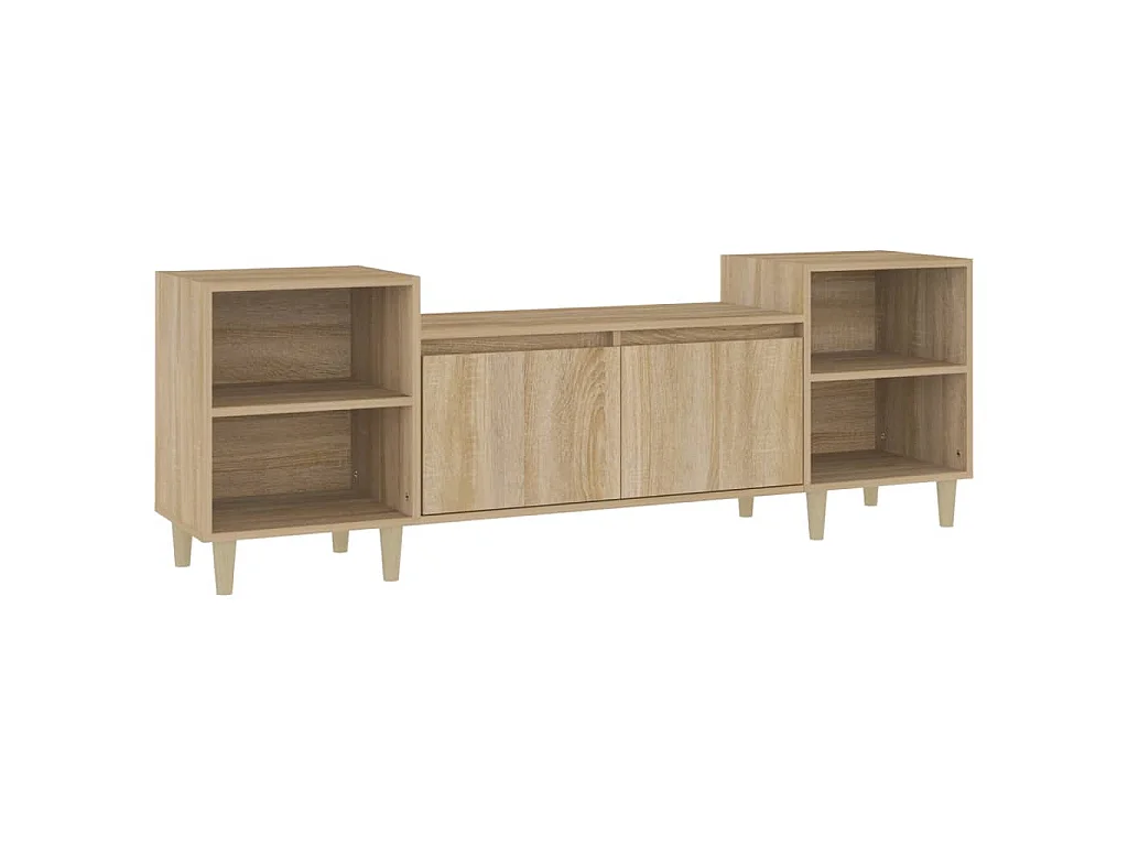 Grylis Tv-meubel 160x35x55 cm bewerkt hout sonoma eikenkleurig
