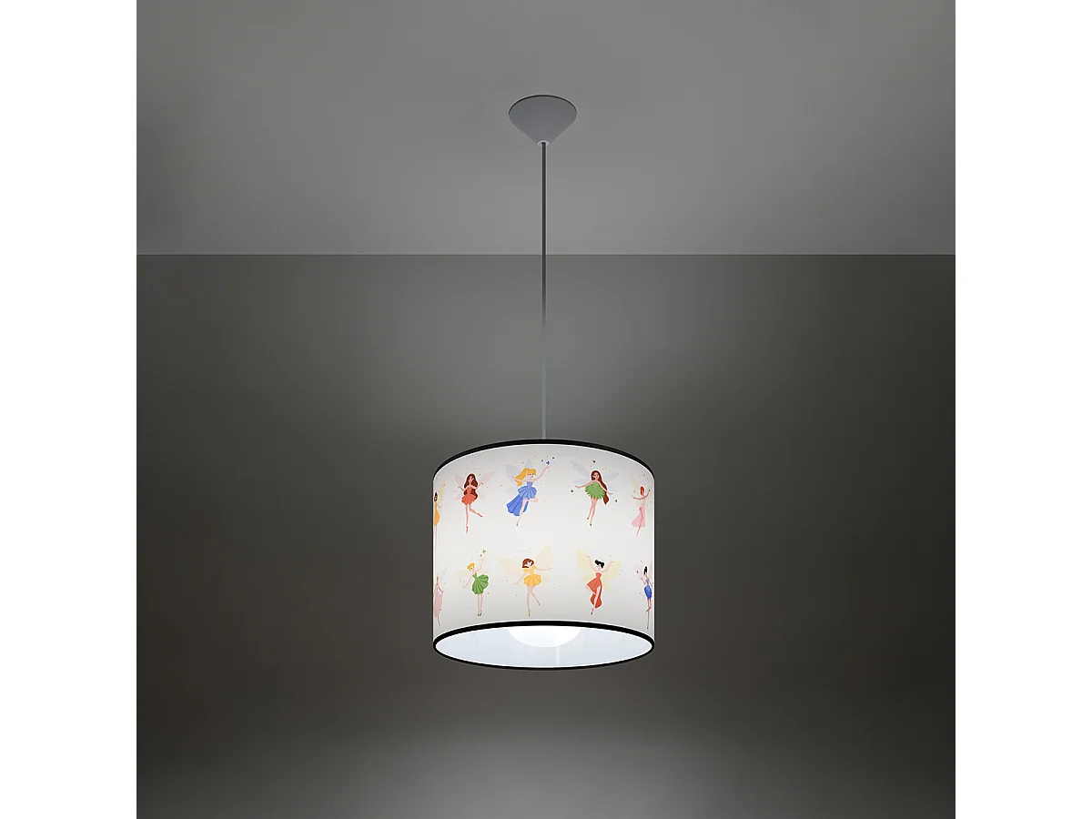 Hanglampen Hada modern van - 1 lichtbronnen 3000K - L.30 x H.95 cm - veelkleurig