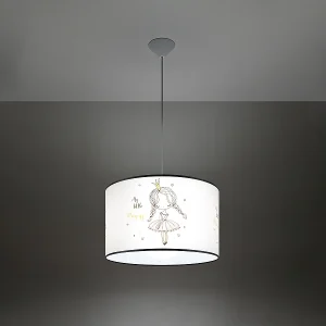 Hanglampen Prinesa modern van  – 1 lichtbronnen 3000K – L.40 x H.95 cm – veelkleurig