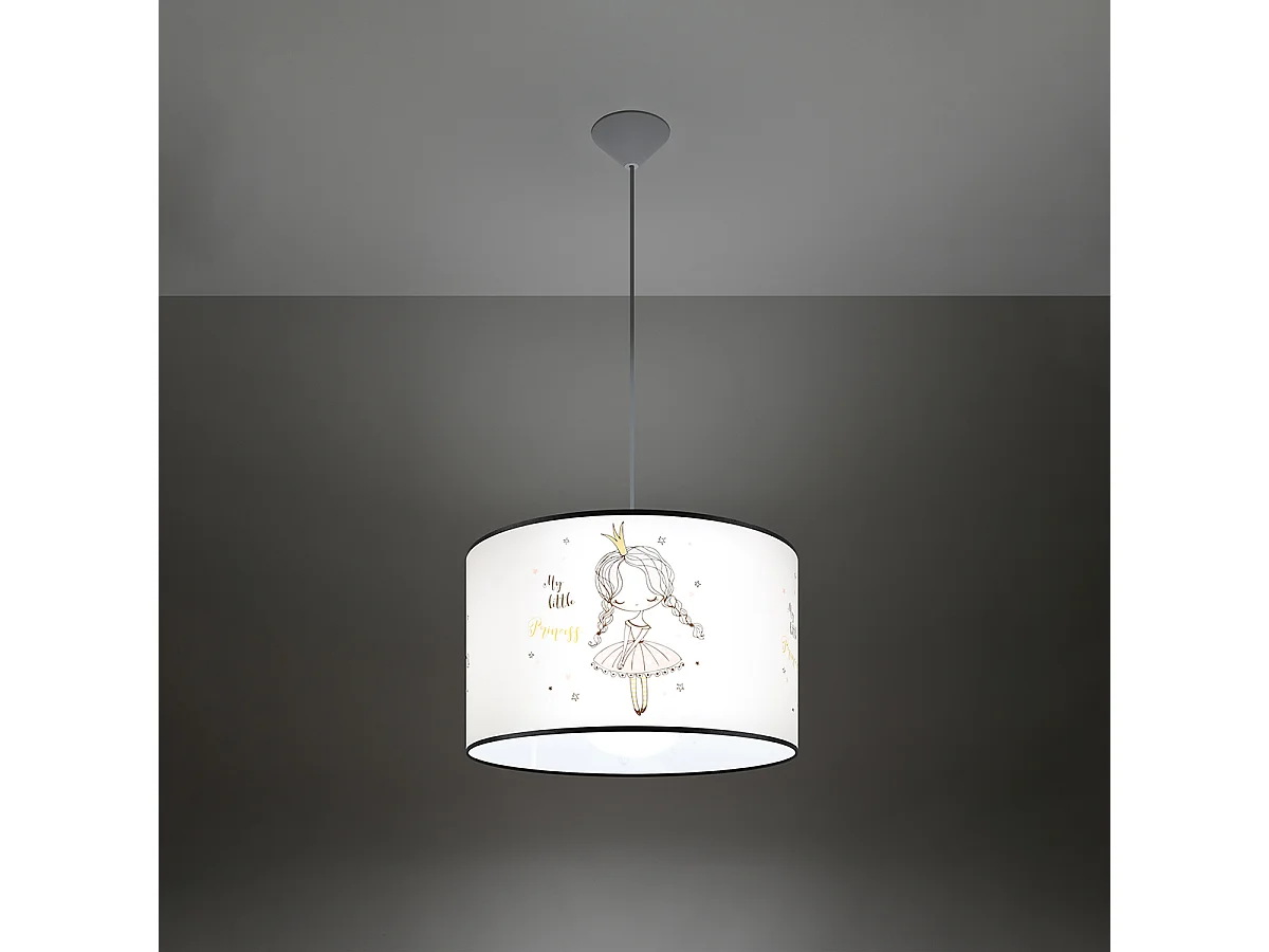 Hanglampen Prinesa modern van - 1 lichtbronnen 3000K - L.40 x H.95 cm - veelkleurig