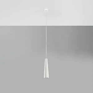 Hanglampen Eclix modern van – 1 lichtbronnen 4000K – L.8 x H.132 cm – wit Hanglampen Eclix modern van – 1 lichtbronnen 4000K – L.8 x H.132 cm – wit