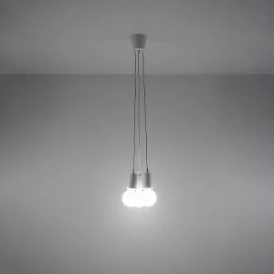 Hanglampen Astis modern van – 3 lichtbronnen 3000K – L.15 x H.90 cm – wit Hanglampen Astis modern van – 3 lichtbronnen 3000K – L.15 x H.90 cm – wit