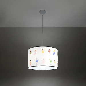 Hanglampen Hada modern van – 1 lichtbronnen 3000K – L.40 x H.95 cm – veelkleurig Hanglampen Hada modern van – 1 lichtbronnen 3000K – L.40 x H.95 cm – veelkleurig